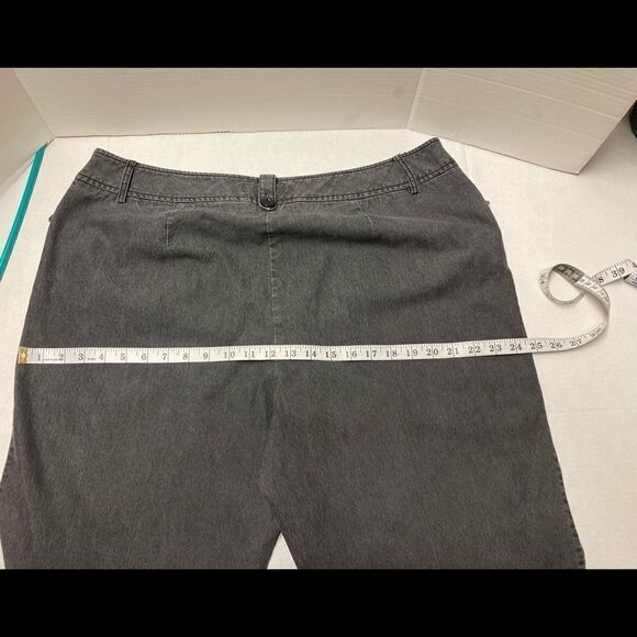 LARRY LEVINE, Jeans, Gray, Petite, Women’s, 2X,20W - Picture 9 of 13